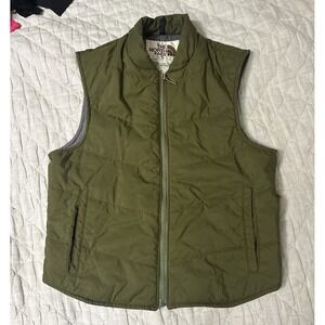 The North Face Vest Medium Brown Label National Park USA Green 70's Vintage